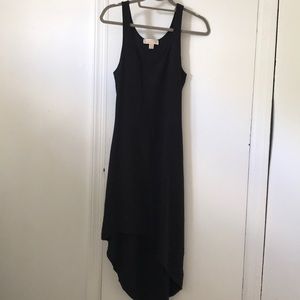 Michael Kors Asymmetrical Classic Black Dress